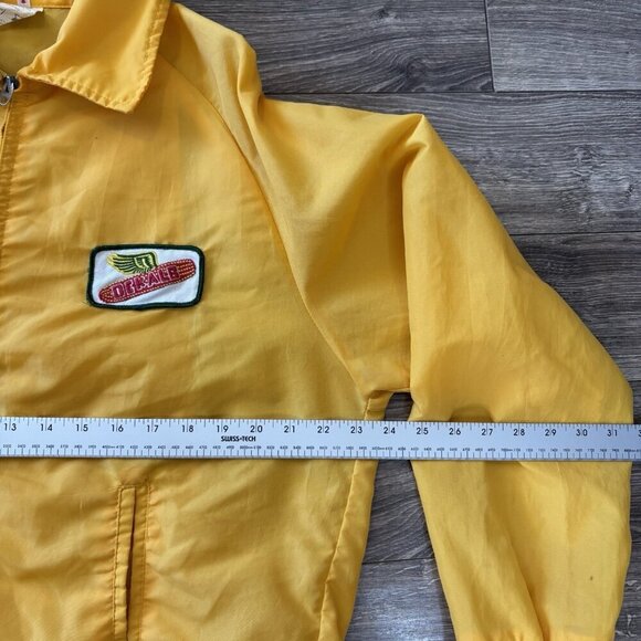 VTG 70s Swingster Dekalb Seed Corn Windbreaker Jacket M Retro Farm Advertising - Picture 5 of 16